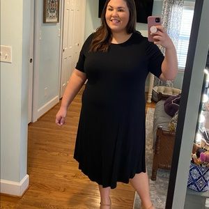 Old Navy 3x black swing dress
